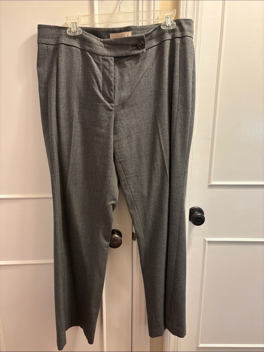 Classic Loft Petited Gray Women's Dress Pants